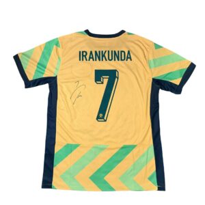 NESTORY IRANKUNDA SIGNED AUSTRALIA SOCCEROOS SHIRT