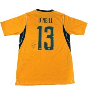 AIDEN O'NEILL SIGNED AUSTRALIA SOCCEROOS SHIRT