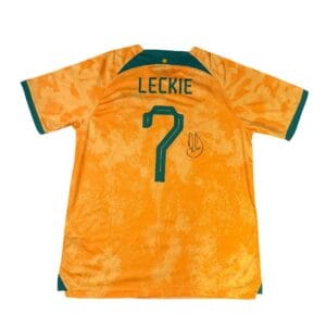 MATTHEW LECKIE SIGNED AUSTRALIA SOCCEROOS SHIRT