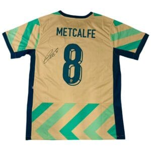 CONOR METCALFE SIGNED AUSTRALIA SOCCEROOS SHIRT