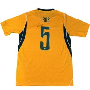 JORDAN BOS SIGNED AUSTRALIA SOCCEROOS SHIRT