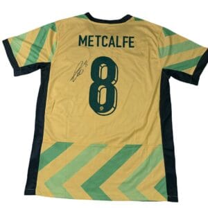 CONOR METCALFE SIGNED AUSTRALIA SOCCEROOS SHIRT