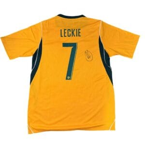 MATTHEW LECKIE SIGNED AUSTRALIA SOCCEROOS SHIRT